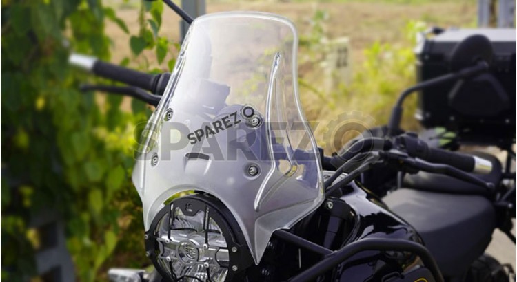 Fit For Royal Enfield New Himalayan 450 Wanderer Touring Clear Screen Kit - SPAREZO